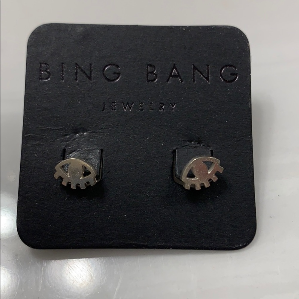 Silver earrings